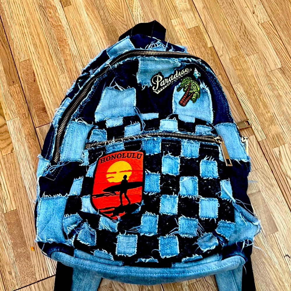 Marc Jacob bicker denim backpack